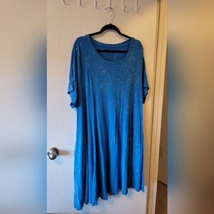 Super soft Torrid blue summer dress w pockets